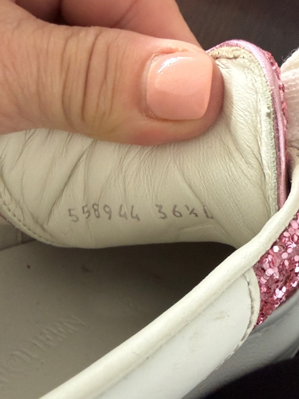 Alexander McQueen Women’s Galaxy Glitter Bubblegum Pink Low-Top Sneakers 36.5 - Picture 9 of 12